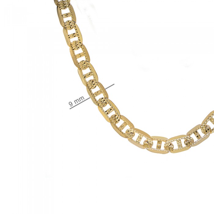 14k Yellow Gold Men's Gucci Link Chain Necklace