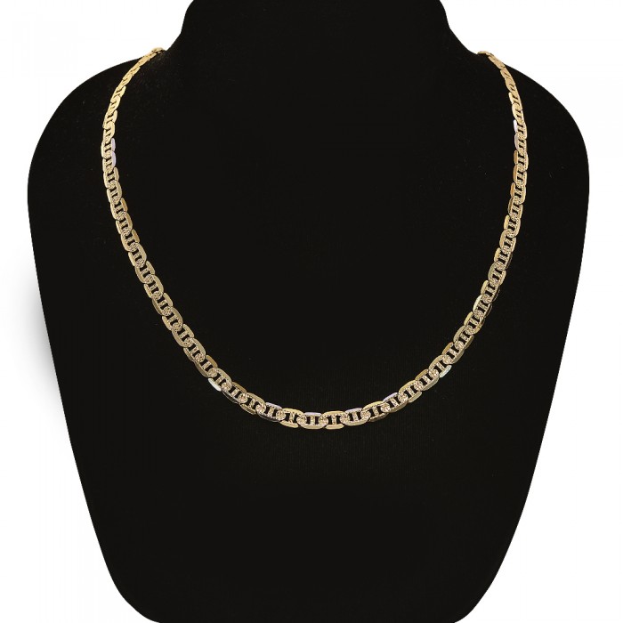 falskhed Missionær mobil 14K Yellow Gold Diamond Cut Gucci Link Chain 21" Inches Made In Italy |  Avital & Co.