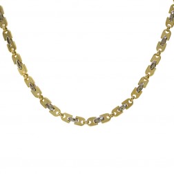 Italian 18K Yellow Gold gold Necklace Chain Made By KRIA 24"