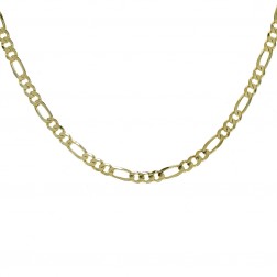 14K Yellow Gold 24 Inch Figaro Link Chain 14.2 Grams