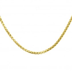 14K Yellow Gold 24 Inch Box Link Chain 8.2 Grams 2mm