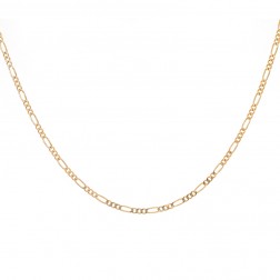 14K Yellow Gold Figaro Link 18 Inch Chain 4.3 Grams 