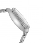 Breitling Crosswinds Racer Chronograph Stainless Steel Watch 7.50 Carat Custom Diamond Bezel A13355