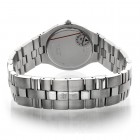 Movado Juro Stainless Steel Watch Custom Pave Set Diamond Bezel 0605023
