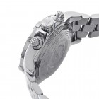 Breitling Super Avenger Stainless Steel Chronograph Watch Custom Diamond Bezel A13370