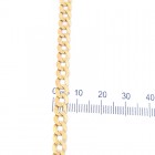 14k Yellow Gold Curb Link Chain Ankle Bracelet