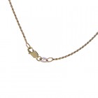1.35 Carat Diamond Open Heart Pendant Necklace 14K Yellow Gold