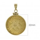 1881 5 Dollars Liberty Head Gold Coin In 14K Gold Frame