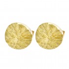 Lapponia Designed by Björn Weckström 1980 Vintage 'Swirls' Cufflinks 14K Yellow Gold 