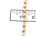6.5mm 14K Yellow Gold Fancy Link Chain Bracelet