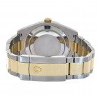 Rolex Datejust II Steel & 18K Yellow Gold Watch 5 Ct. Diamond Bezel 116333