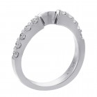 1.80 Carat Sapphire & 0.55 Carat Diamond Engagement Ring & Wedding Band Bridal Set Platinum