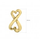 Tiffany & Co. Paloma Picasso Double Loving Hearts Earrings 18K Yellow Gold 