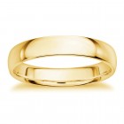 Mens 14K Yellow Gold Comfort Fit Wedding Band 5.6mm 