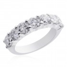 2.00 Carat Round Brilliant Cut Diamond Wedding Ring 14K White Gold 