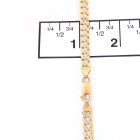 14K Yellow Gold Diamond Cut Curb Link 20 Inch Chain 24.2 Grams