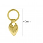 14K Yellow Gold Dangle Earrings 5.8 Grams