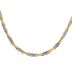 14K Yellow Gold Ellipse Link 16 Inch Chain 12.6 Grams 