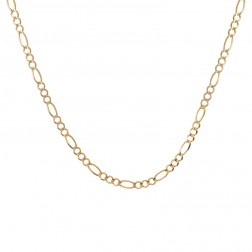 14K Yellow Gold Figaro Link 24 Inch Chain 14.0 Grams 