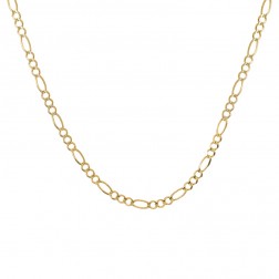 14K Yellow Gold Figaro Link 22 Inch Chain 11.6 Grams 
