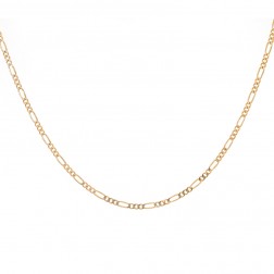 14K Yellow Gold Figaro Link 24 Inch Chain 3.4 Grams 